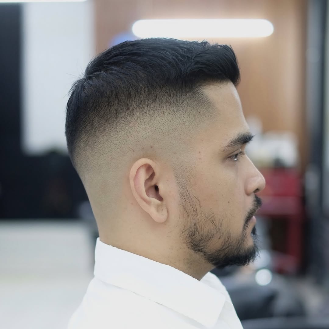 Style Rambut Mix Fade Fade